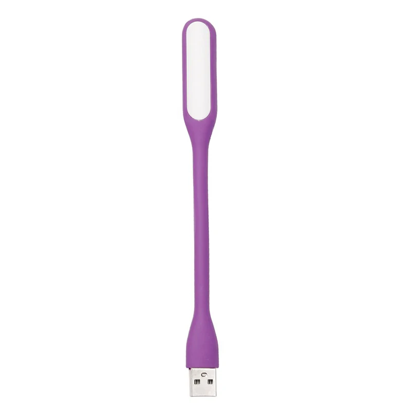 CARRYWON портативный USB 5 в 1,2 Вт Светодиодный светильник для Xiaomi power Bank Comupter notebook Mini USB настольная лампа Защита глаз свет гаджет - Испускаемый цвет: Purple