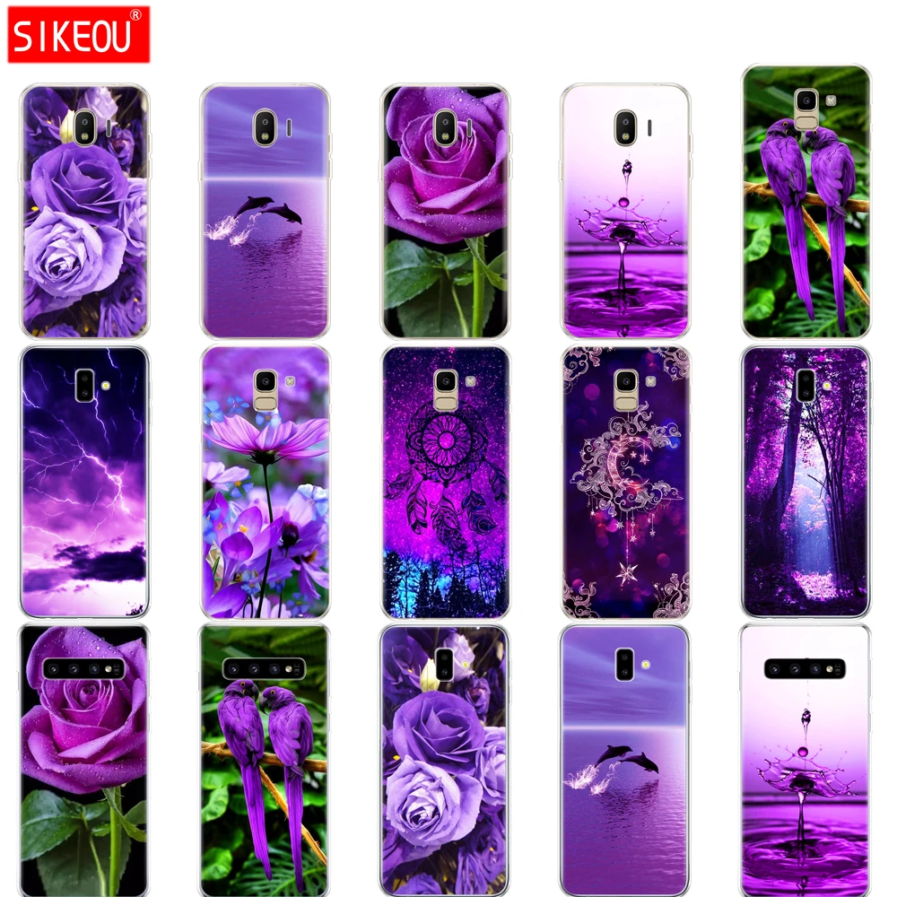 Custodia Per Samsung Galaxy J2 Core J8 J6 J4 Plus 2018 Custodia Cover Per Samsung Galaxy S10 Se Plus Infinity Su Viola
