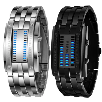 

2020 Hot Sale watches men Luxury Men's Stainless Steel Date Digital LED Bracelet Sport Watches relogio masculino Hot Sales