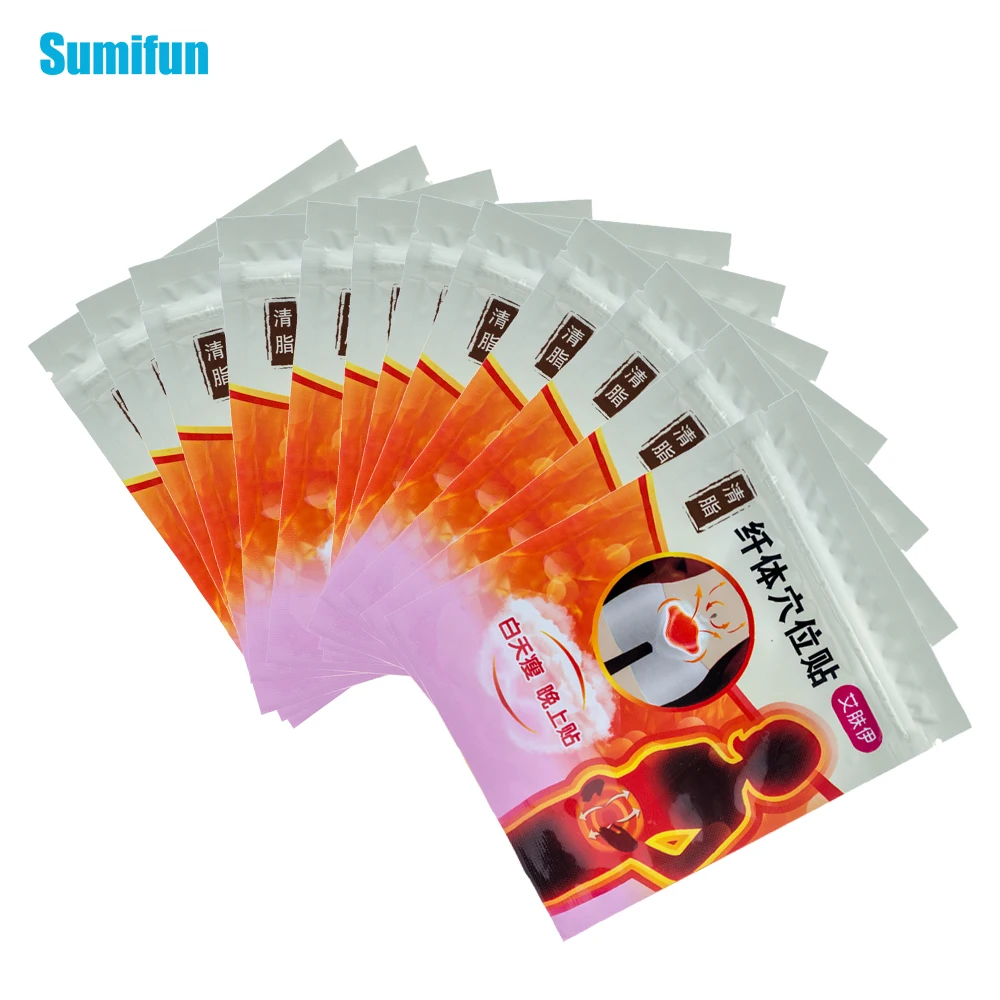 120pcs/12bags Slimming Patch Traditional Chinese Medicine Navel Stick