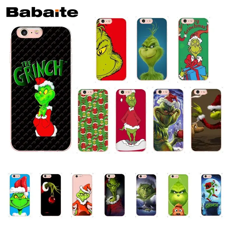 

Babaite How the Green ofMonster Grinch Stole Christmas Phone Case for iphone 11 Pro 11Pro Max X XS MAX 6 6S 7 8Plus 5 5S XR