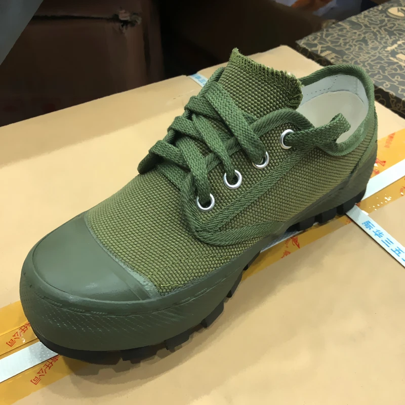 Новая Нескользящая мужская зеленая резиновая обувь для отдыха парусиновая повседневная обувь прогулочная обувь на резиновой подошве подходит для беговых прогулок Туризм