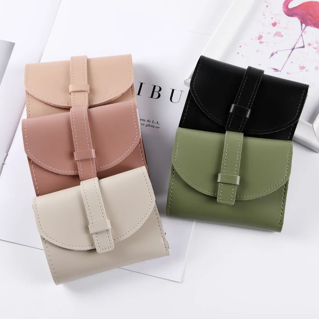 

Coneed Women Simple Retro Hasp Short Wallet Coin Purse Card Holders Handbag Standard Wallets 2019 mar18 p30