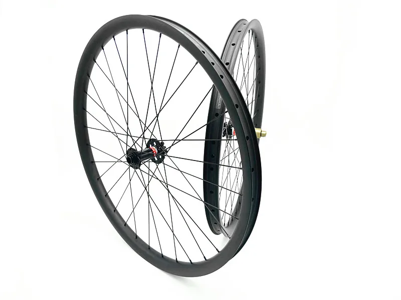 29er carbon mtb wheels 27mm hookless Mountain 29er Bike wheelset MTB bike wheels race disc mtb