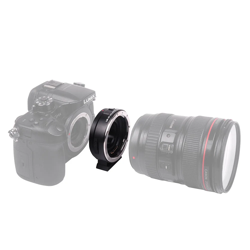 Viltrox EF M1 адаптер объектива Exif для Canon EOS S объектив M4/3 камеры GH4 GH5 GF6 GF1 GX1 GX7 E M5 M10|lens