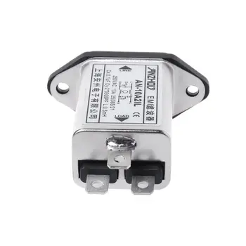 

IEC320-C14 IEC Filter Male Socket Panel Mount Power Line EMI Filters