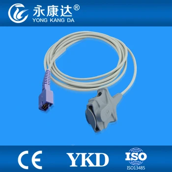 

Nellcor (OXI-TECH) adult soft tip spo2 sensor long cable 3 meter 9pin medical TPU