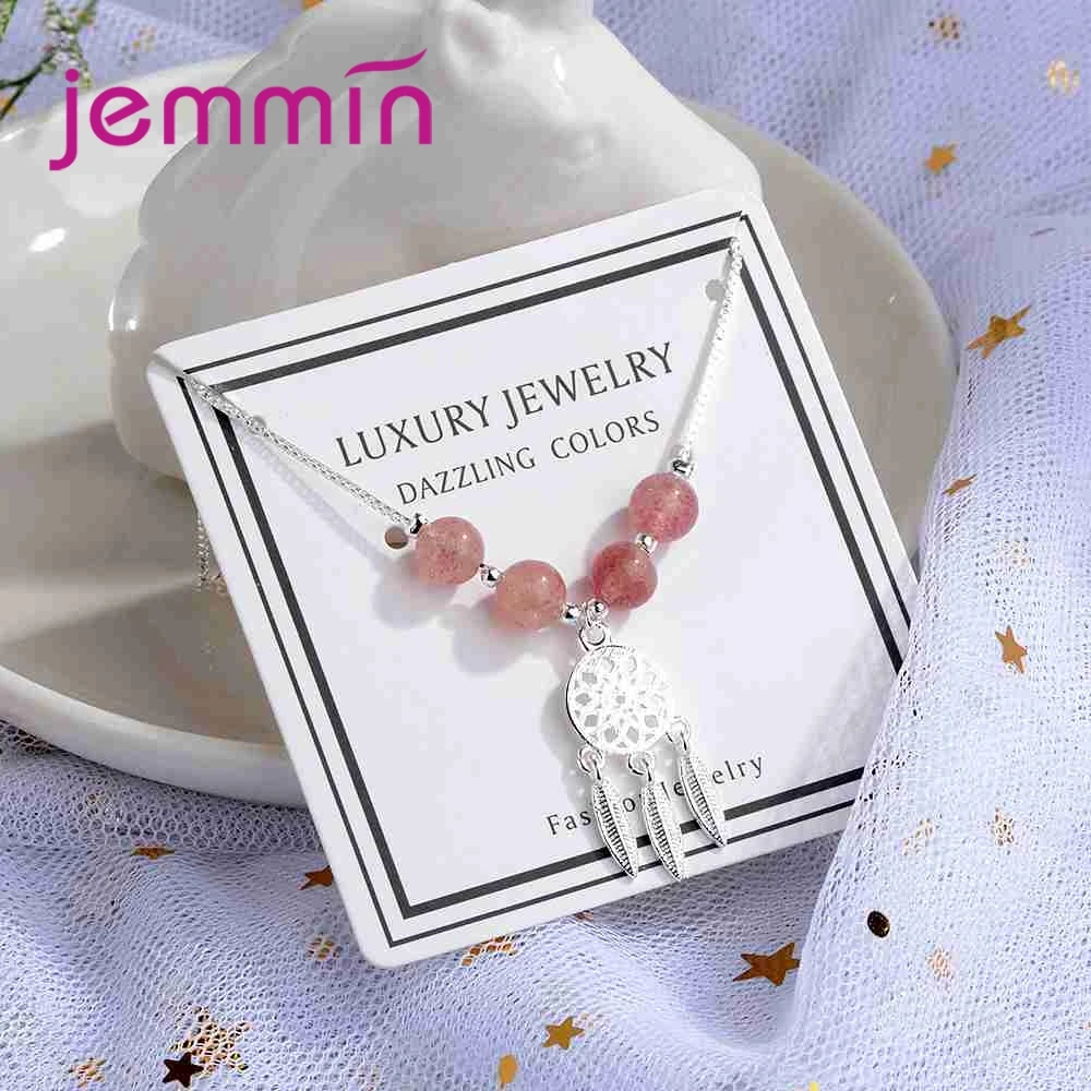 New Arrival 925 Sterling Silver Geometric Pattern Bracelet With Pink Round Crystal Ball Women High Quality Holiday Gift | Украшения и