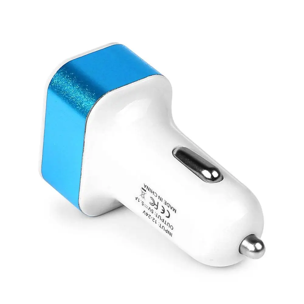 Универсальное автомобильное зарядное устройство с 3 портами 12 В USB адаптер для