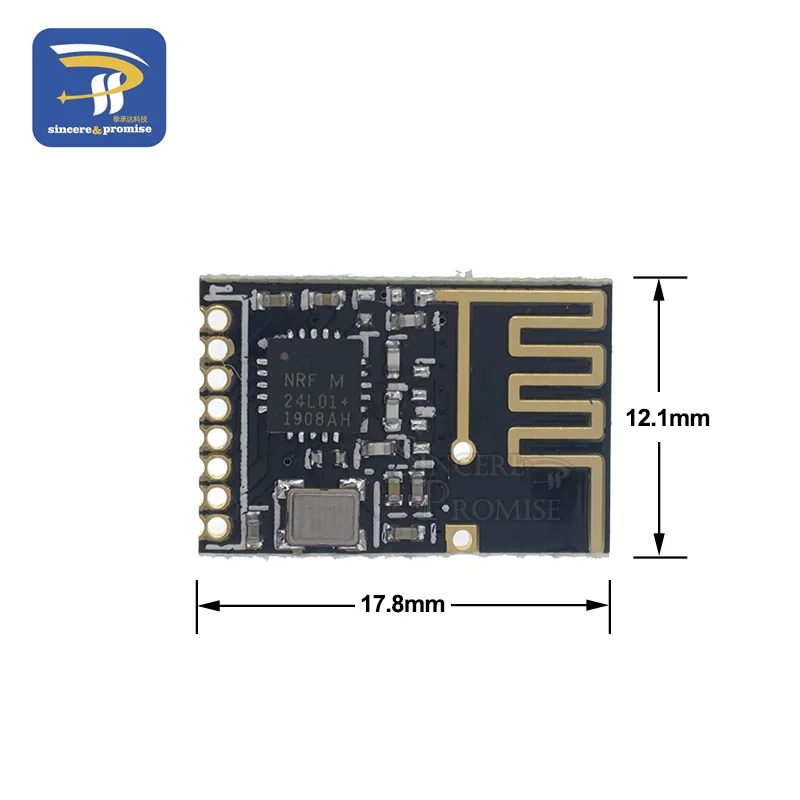 NRF24L01+ модуль беспроводной передачи данных 2,4G/NRF24L01 обновленная версия 2 Мбит/с NRF24L01 гнездо адаптера плата