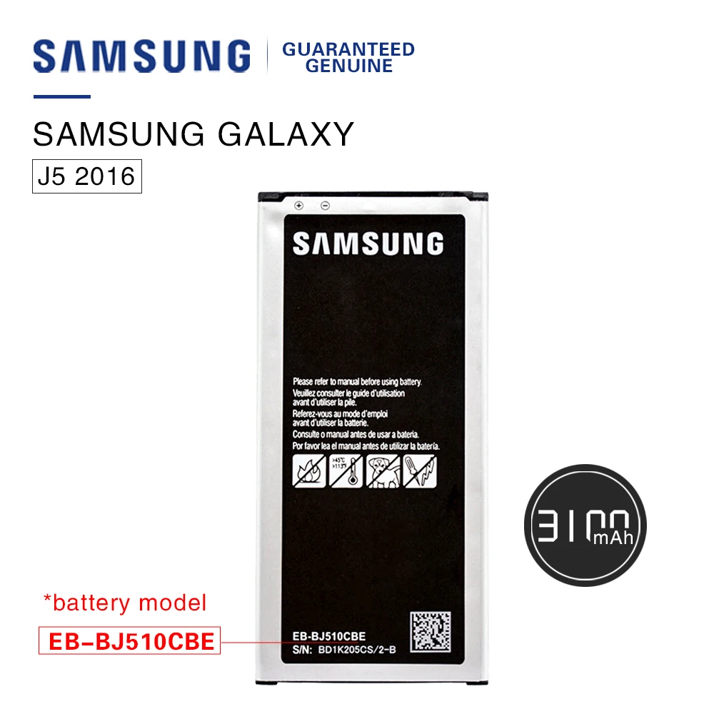 Original Replacement Battery For Samsung Galaxy J5 2016 Edition EB