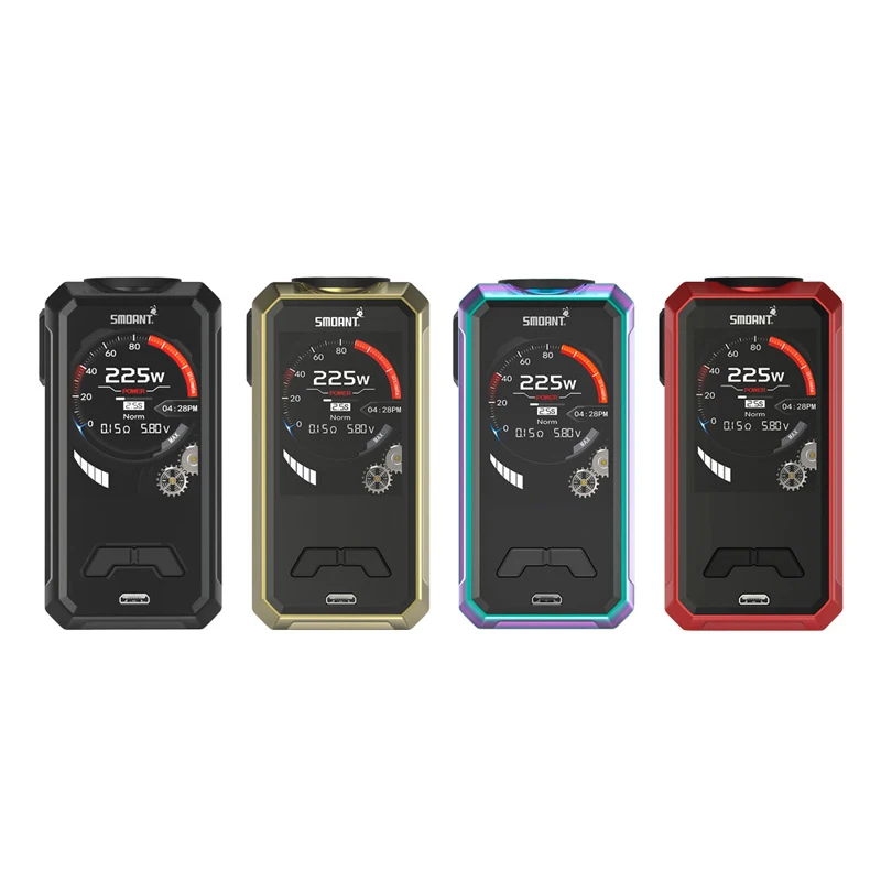 Original Smoant Charon Mini 225W TC Temperature Control VW Variable Wattage Dual 18650 Box Vape Mod with 2.0 Original Smoant Charon Mini 225W TC Temperature Control VW Variable Wattage Dual 18650 Box Vape Mod with 2.0