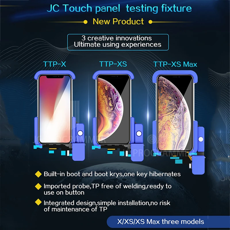 JC TTB-X для IPHONE X XS XSMAX мобильный телефон TP тестовая стойка без сварки ЖК-экран сенсорный светильник