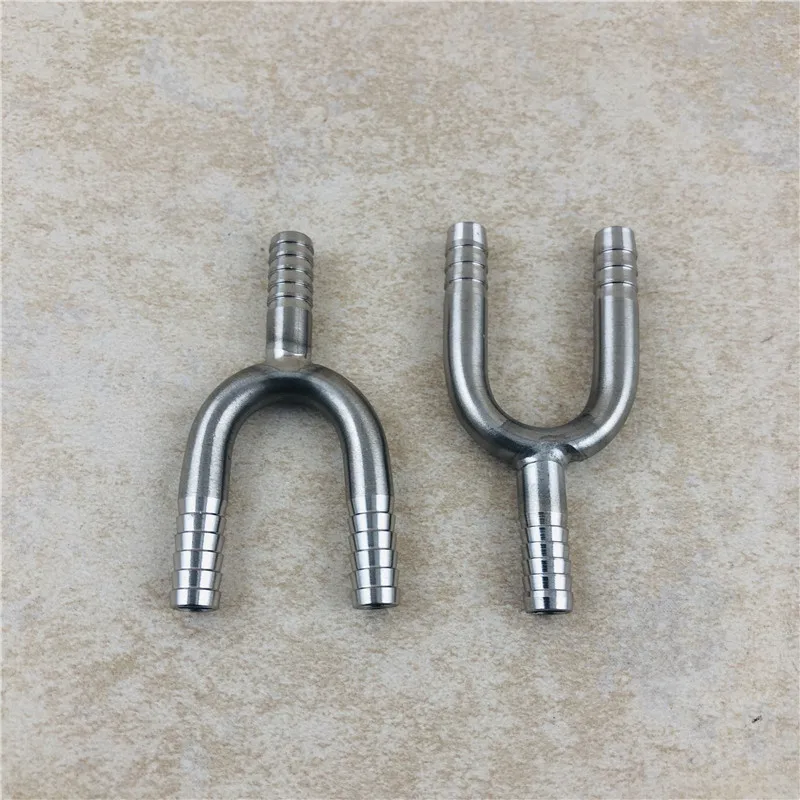 2pcslot Stainless Steel U-Shaped Hose Barb Fitting Hose Splicer Type U Shaped Fitting for Beer Hose (3)