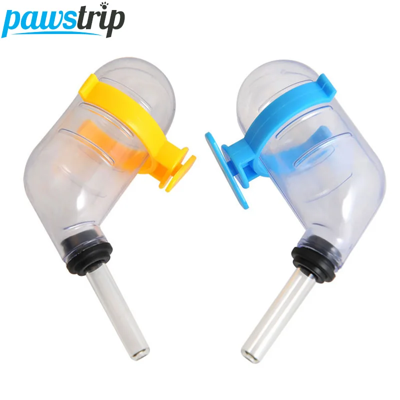 1pc 50ml Hamster Rabbit Drinking Bottle Vacuum Plastic Bottle Guinea Pig Cage Hanging Water