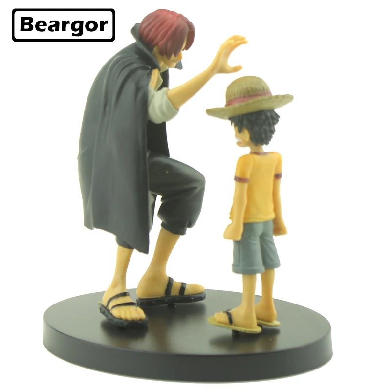 5 &quotone piece Аниме ребенок Обезьяна D Луффи и Shanks рыжие DS ver. Штучной упаковке 13 см ПВХ