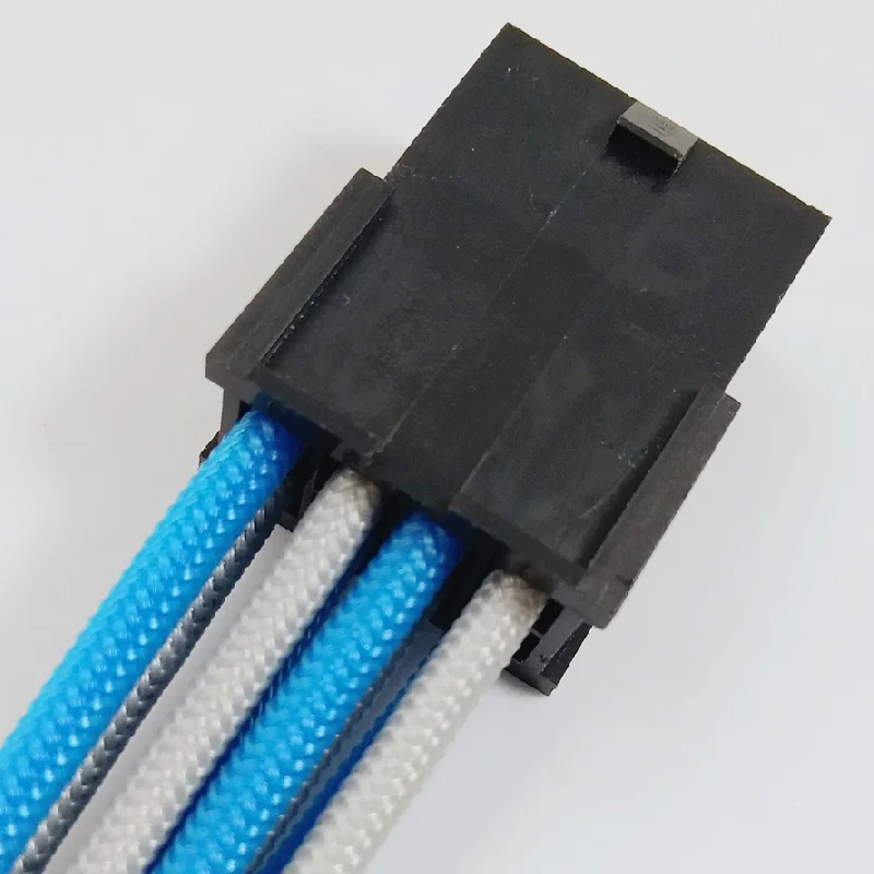 PCI-E_8pin_light_Blue_grey_sleeve_extension_cable_6