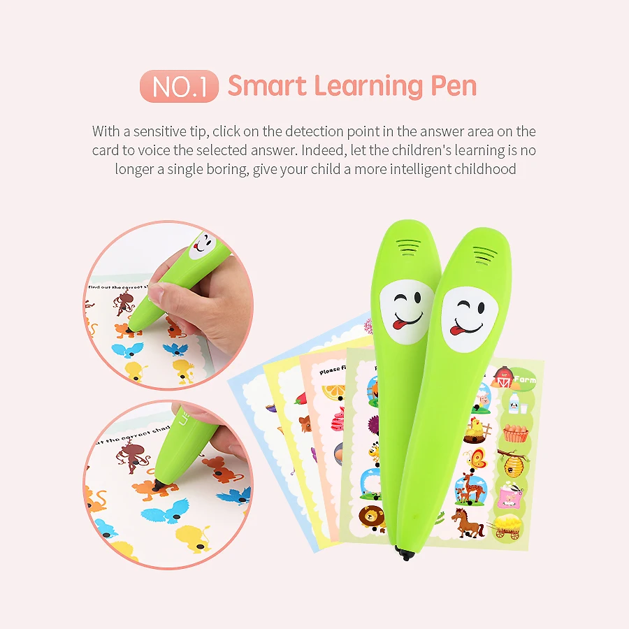 Buy Smart logic Learning Reading Pen with 12 Cards