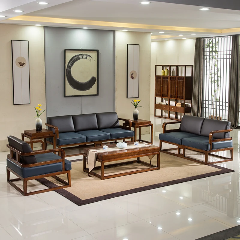 

sofa bed furniture living room set china free shipping sofas design divano Tea Table Love Seat Modern Chinese Wood diseno futon
