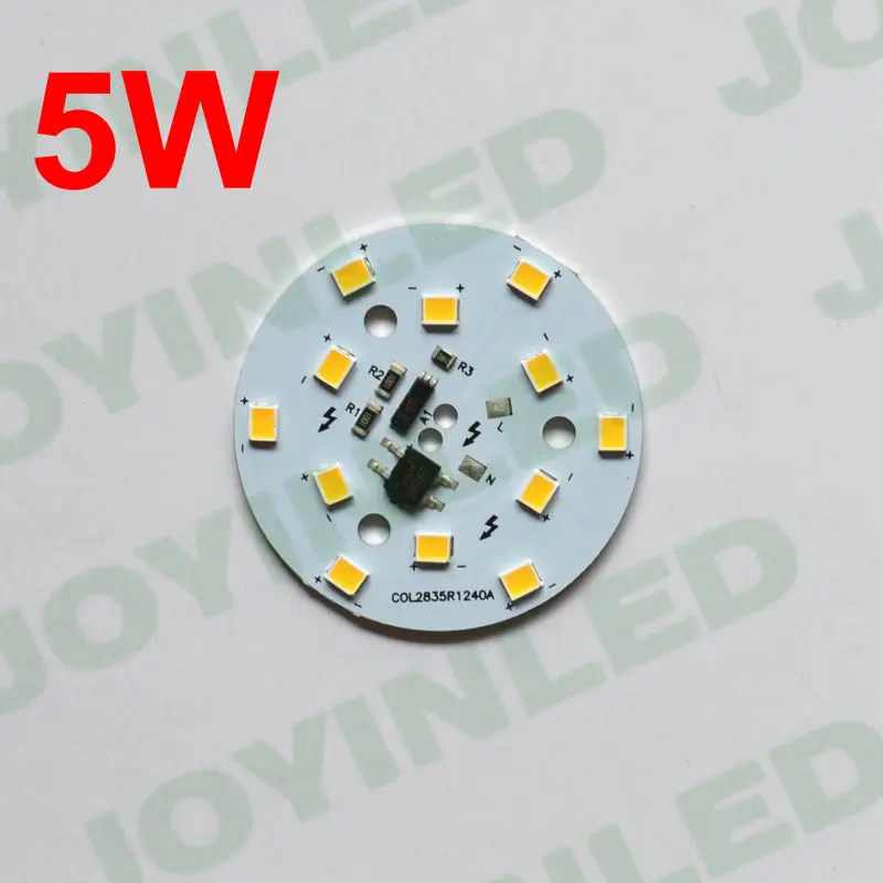 Dimmable интегрированный драйвер SMD2835 led PCB 3 Вт 5 7 9 сборка светодиодный потолочный