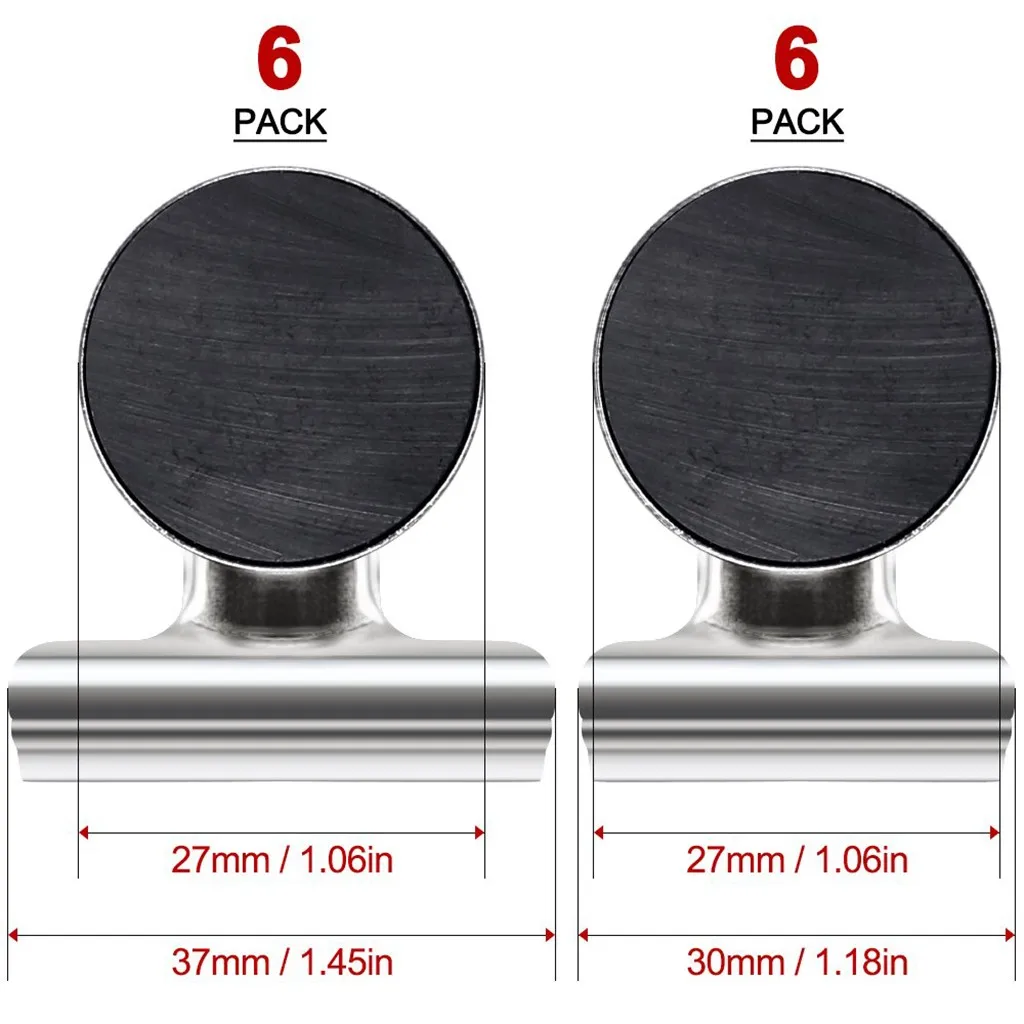 Вешалка 12 шт. холодильник магнит для железа крюк зажимы-6 шт. 38 мм в ширину 6 шт. 30 мм в ширину крючком настенный крюк вентоза зажим с присоской
