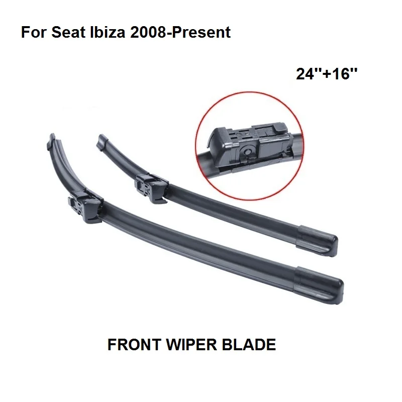 Wipers Blade For Seat 2008 Present 24''+16'' Car Accessories For