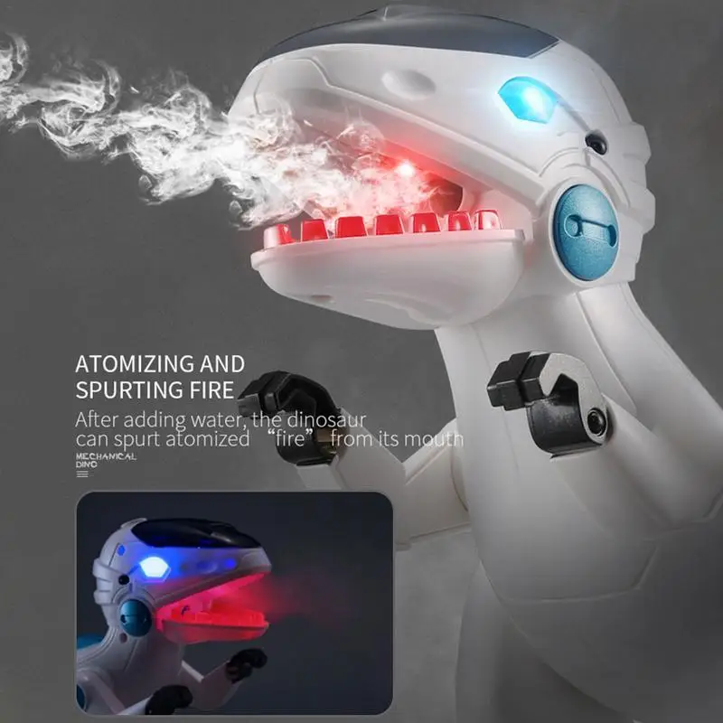 Smart Robot Dinosaur Follow Spray RC Dinosaur Robots Toys Singing And Dancing Storytelling English Learning RC Robot kids toys