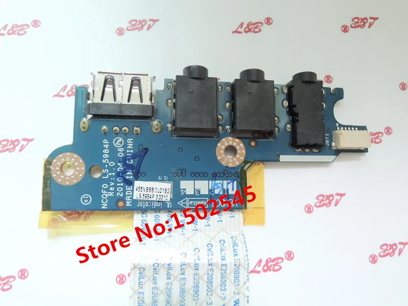 Бесплатная доставка оригинальная USB-Интерфейсная плата для ноутбука Acer Aspire 5943 5943G
