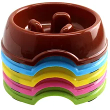 1 шт анти дроссель для питомцев, собак, кошек, Интерактивная медленная миска для еды, 1 шт противоскользящая Залп-Кормушка, здоровое надутое блюдо для домашних животных, инструменты для кормления