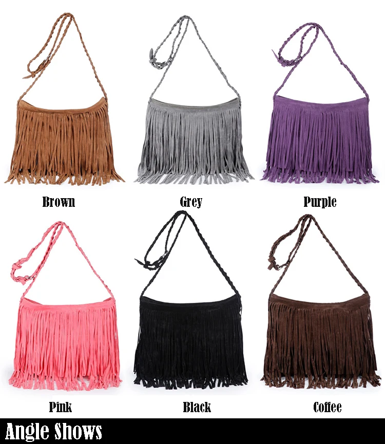Женские сумки-мессенджеры сумка с бахромой кисточками Женская Bolsas De Marca модная сумка через плечо