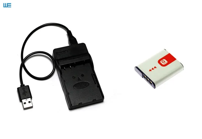 Battery Charger NP-BG1 USB Sony CyberShot DSC-HX20V DSC-W215 DSC-WX10V