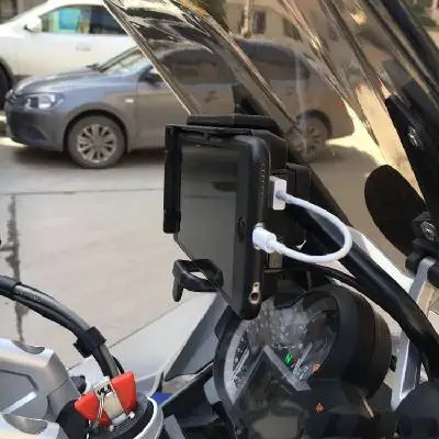 

2018 New For BMW R1200GS ADV 2013-On Mobile Phone Navigation Bracket For GARMIN USB Phone Charging R1200 GS ADVENTURE ADV 12MM