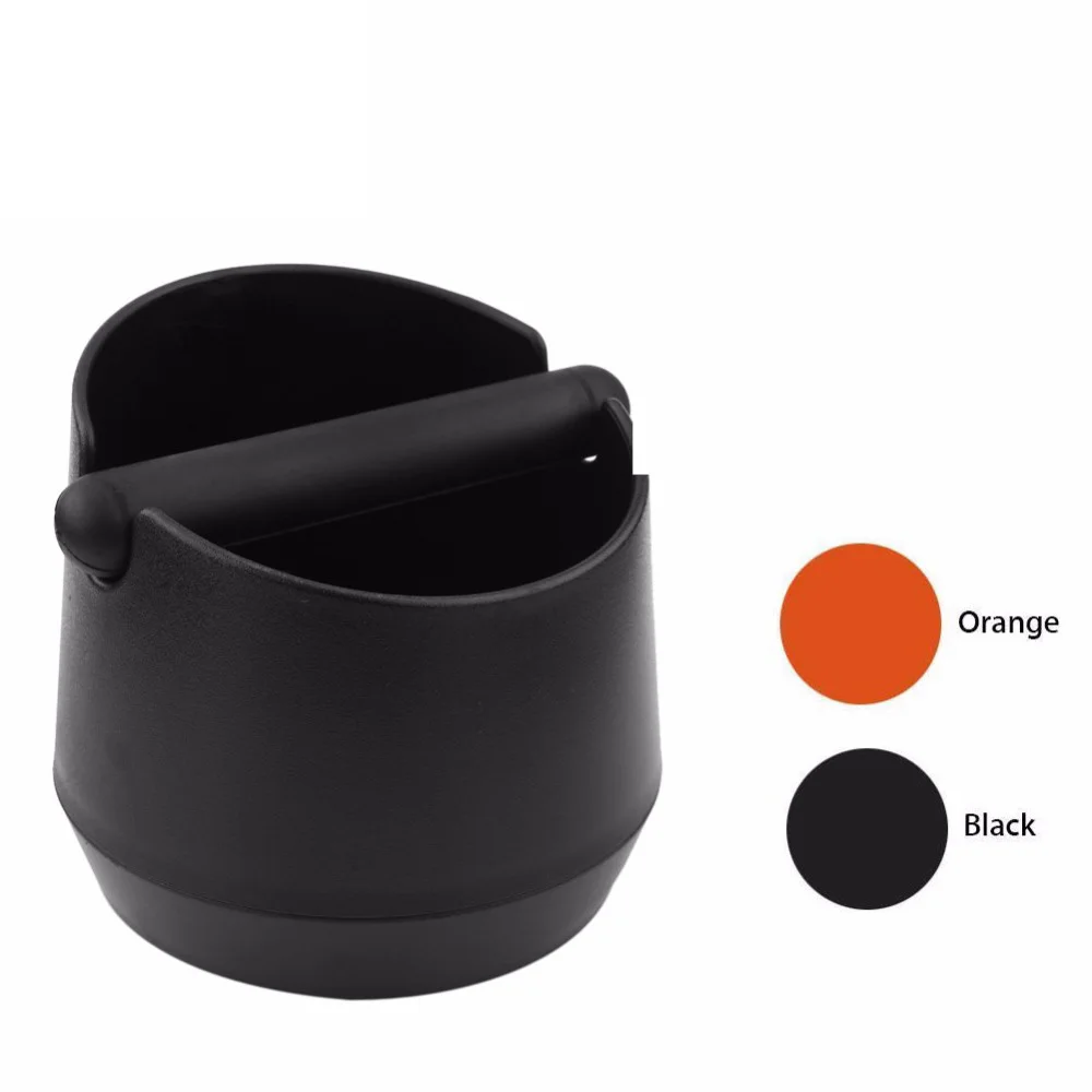 Plastic ABS Coffee Knock Box Espresso Grounds Container Non slip Base