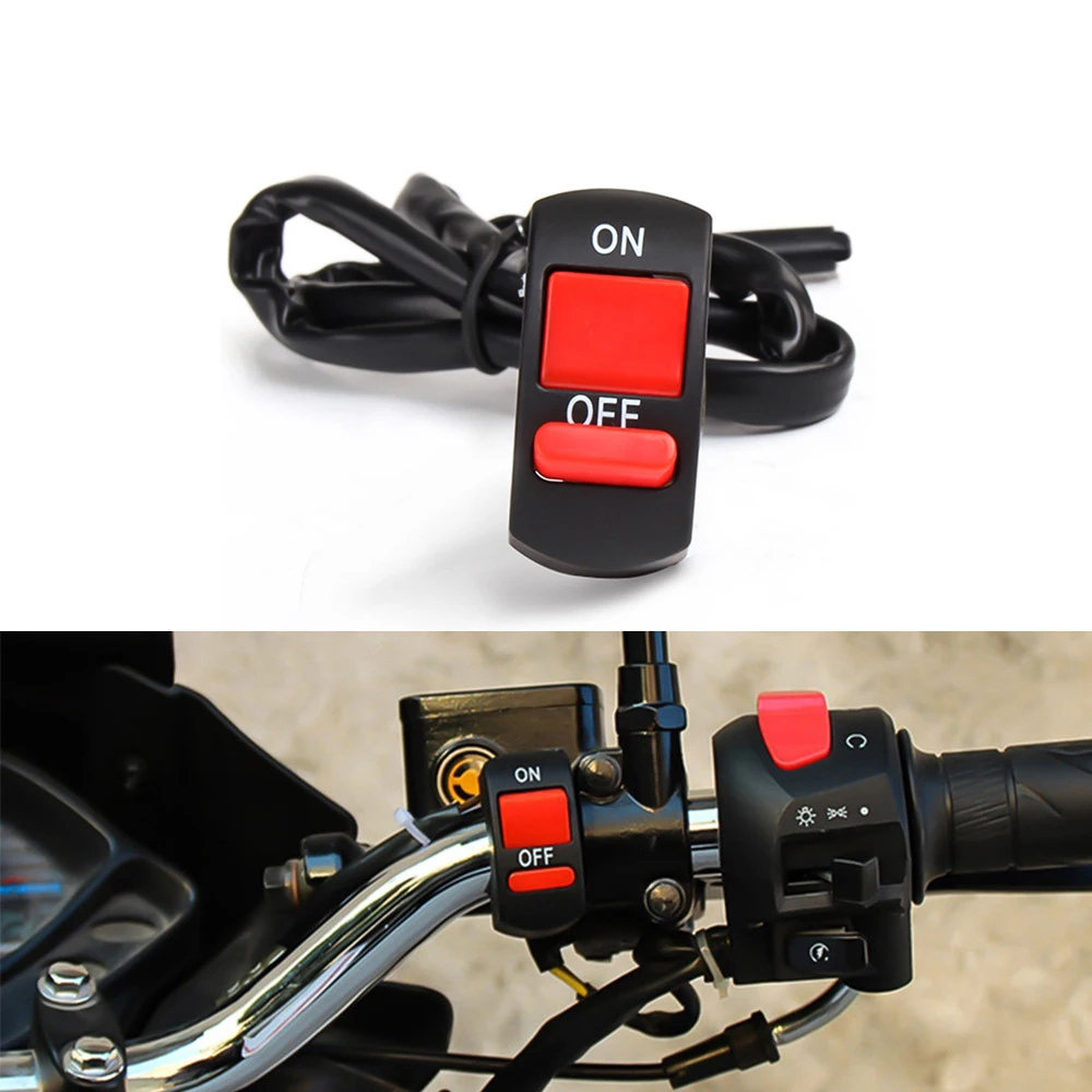 

For YAMAHA WR 250X 250R 450F TTR 125 250 600 TTR250 Motorcycle Switch Button Handlebar Switch Connector Push light LED Switch