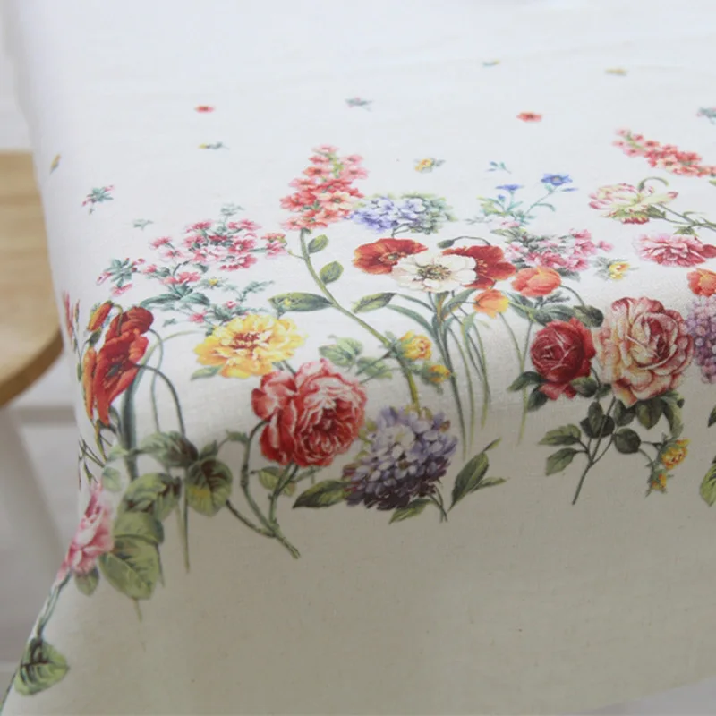 New high definition printing Korean cotton printing flowers handmade