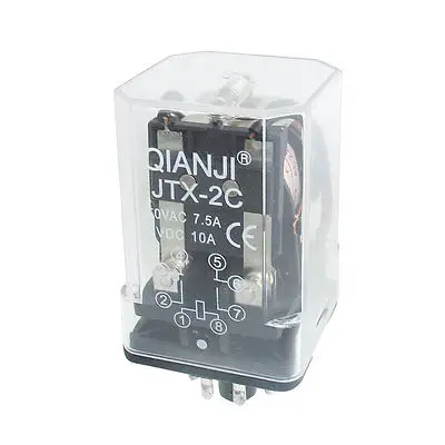 JTX-2C AC 220 В/DC24V катушки общего назначения Реле 8 Pin DPDT 10A