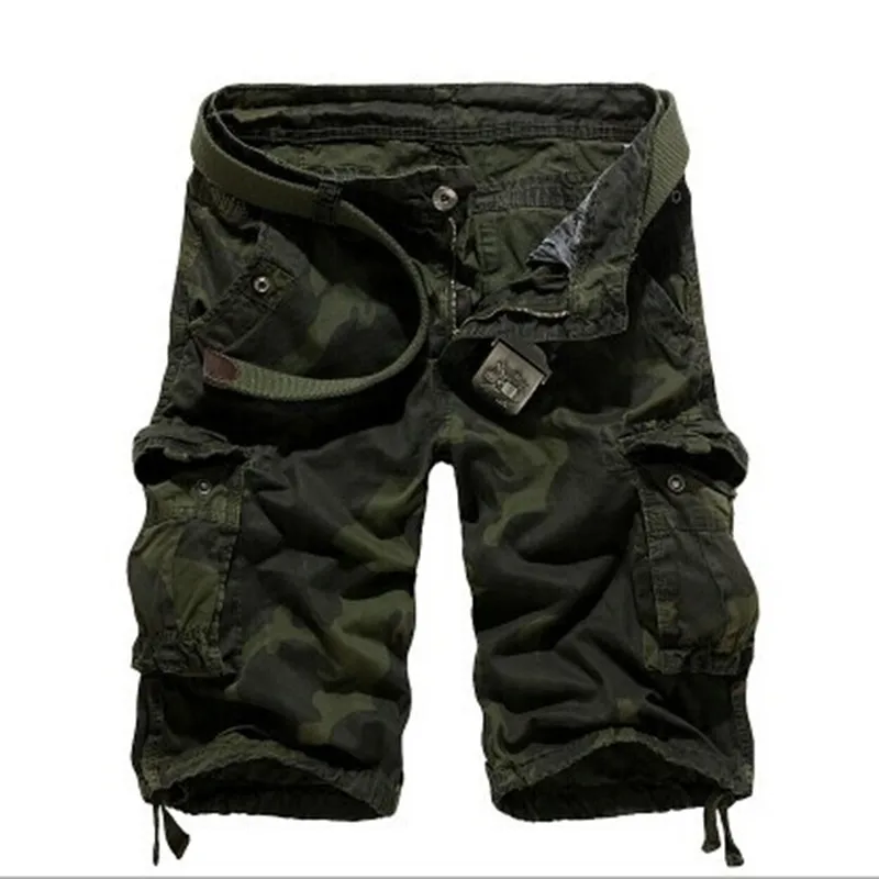 Шорты карго мужские камуфляжные с множеством карманов|camouflage cargo shorts|cargo shortscamo shorts