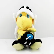 Super Mario Bros Koopa Troopa Landmine Skull Turtle 1pc 20cm Plush Toy Stuffed Animal toys doll