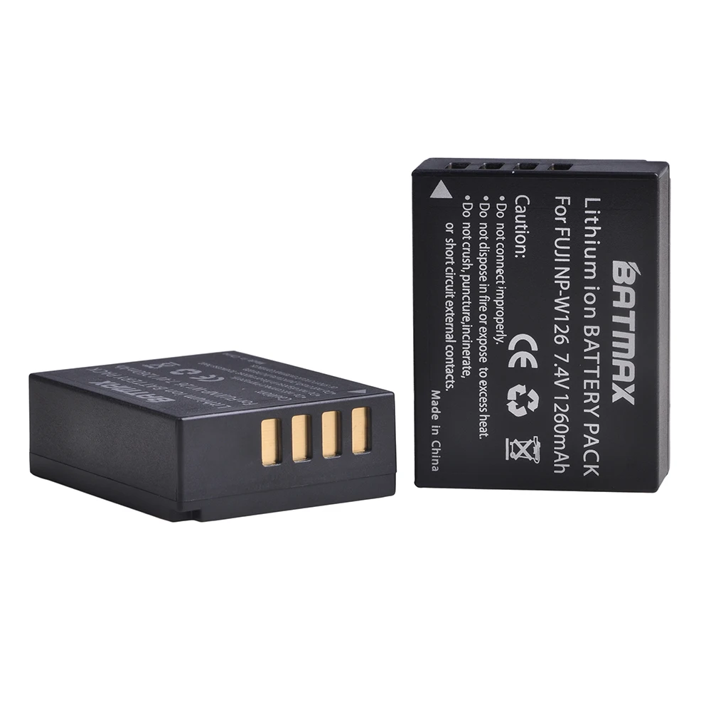Günstige 2Pcs NP W126 NP W126 NPW126 Batterie + LCD USB Ladegerät für Fujifilm FinePix HS30EXR HS33EXR HS50EXR X A1 X E1 X E2 x M1 X Pro 1