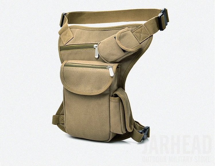 Мужская поясная сумка для ног, холщовая Военная поясная сумка, мотоциклетная сумка для путешествий, высокое качество, водонепроницаемая сумка для ног, Новинка