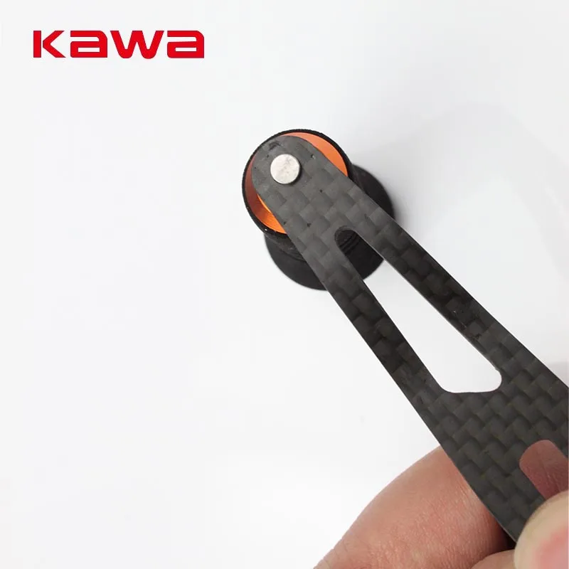 KAWA новая модель высокого качества Прочная Рыболовная катушка из углеродного волокна ручка для baitcasing, Eva ручка, размер отверстия 8x5 мм