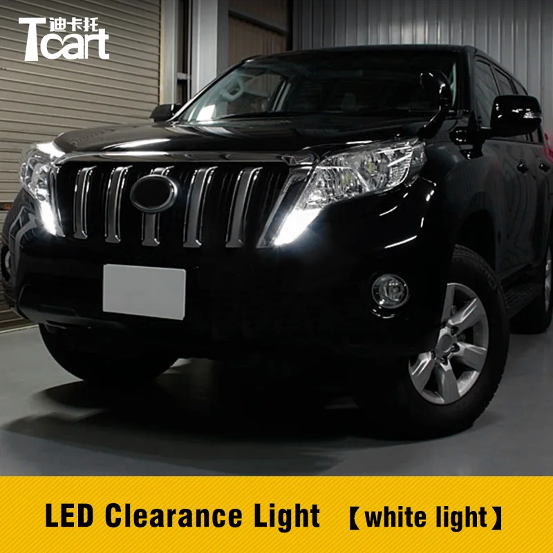 Tcart Canbus T10 W5W для Toyota land cruiser prado 150 2014 2015 2018 Автомобильные светодиодные лампы