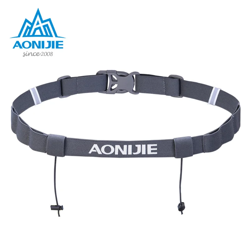 

AONIJIE Unisex Triathlon Marathon Race Number Belt With Gel Holder Running Belt Cloth Belt Motor Running Outdoor sports