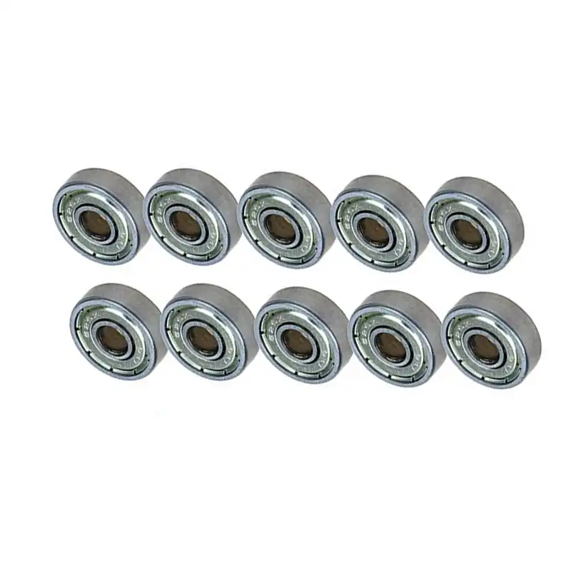 Size : 624ZZ no logo Durable 10Pcs Deep Groove Ball Bearing 608ZZ 105ZZ 623ZZ 624ZZ 625ZZ 685ZZ F623ZZ 604ZZ Double Shielded Miniature High-Carbon Steel