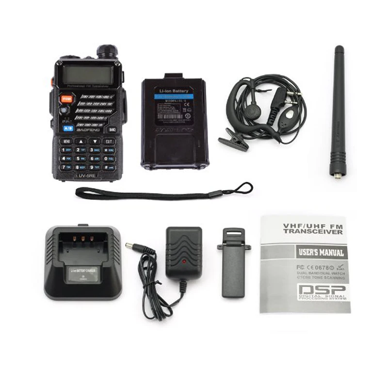 Профессиональный walky talky BAOFENG 5 цветов с принтом в виде UV 5RE|professional walkie talkie|walkie