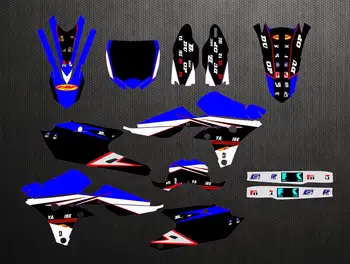 

Full set Sticker Kit Customized Number Graphics Backgrounds Decals For Yamha YZF250F YZF250FX YZF 250 F / FX 450 YZF450 YZF450F