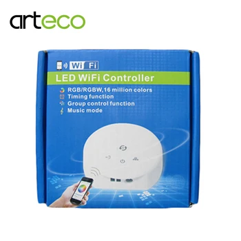 

DC7.5-24V UFO Music Alarm Group Timming WiFi RGB RGBW LED controller for IOS/Android,LED Strip 5050 RGBW RGB controller