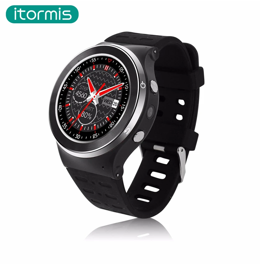 

itormis W09 MTK6580 Quad Core 3G SmartWatch Android 5.1 With 8GB ROOM GPS WiFi Bluetooth V4.0 Heart Rate S99