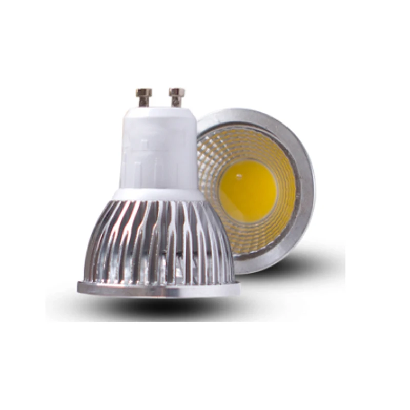 Супер яркая COB Светодиодная лампа GU10 MR16 E27 3 Вт 5 7 точечный светильник GU 10 Luz