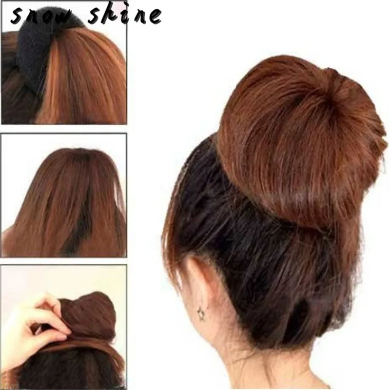 Buy snowshine 4503 3 Pcs Sponge Women Hair Bun Ring